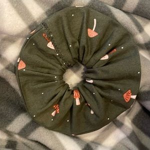 Mystical Mushrooms oversized hair scrunchie!